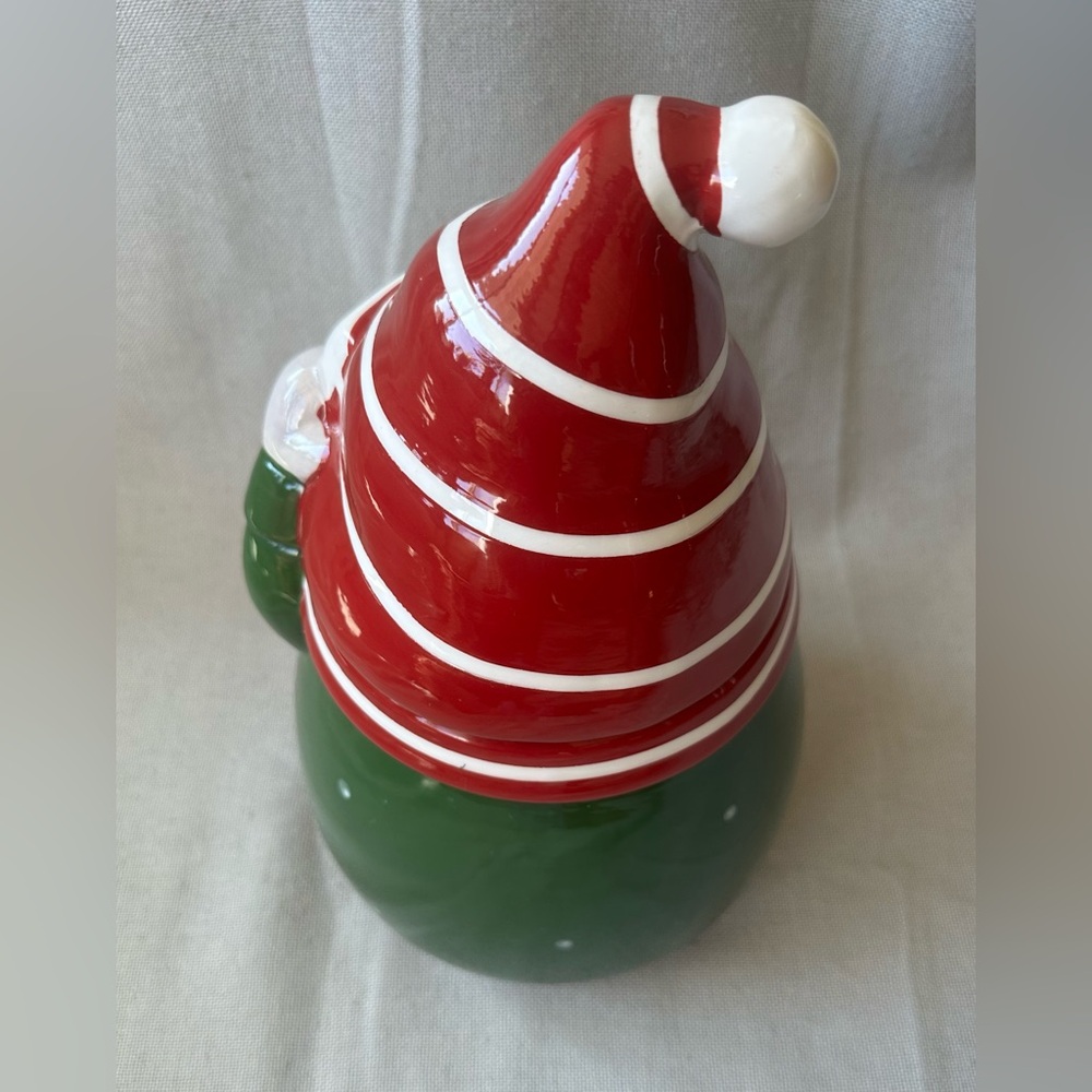 10 Strawberry Street Whimsical Cupboard Gnome Heart Canister Jar 13” - Picture 5 of 7